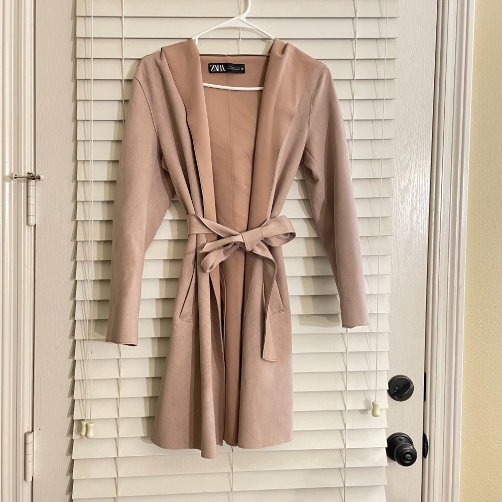 ZARA Pink Coat - size XS